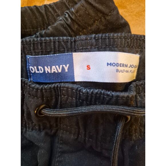 LOT of 2 GAP & OLD NAVY Essential Jogger Pants Mens Size Small - Black & Khaki - Picture 5 of 16